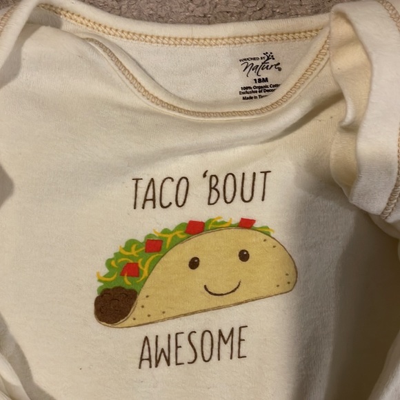 Touched by Nature Foodie Onesies 18M Bundle (4) - Picture 3 of 15